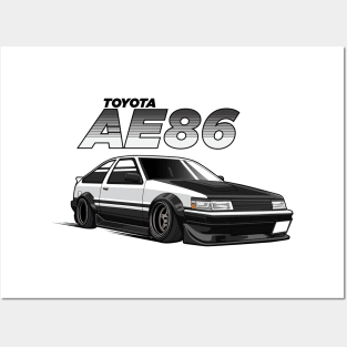 Toyota AE86 t-shirt Posters and Art